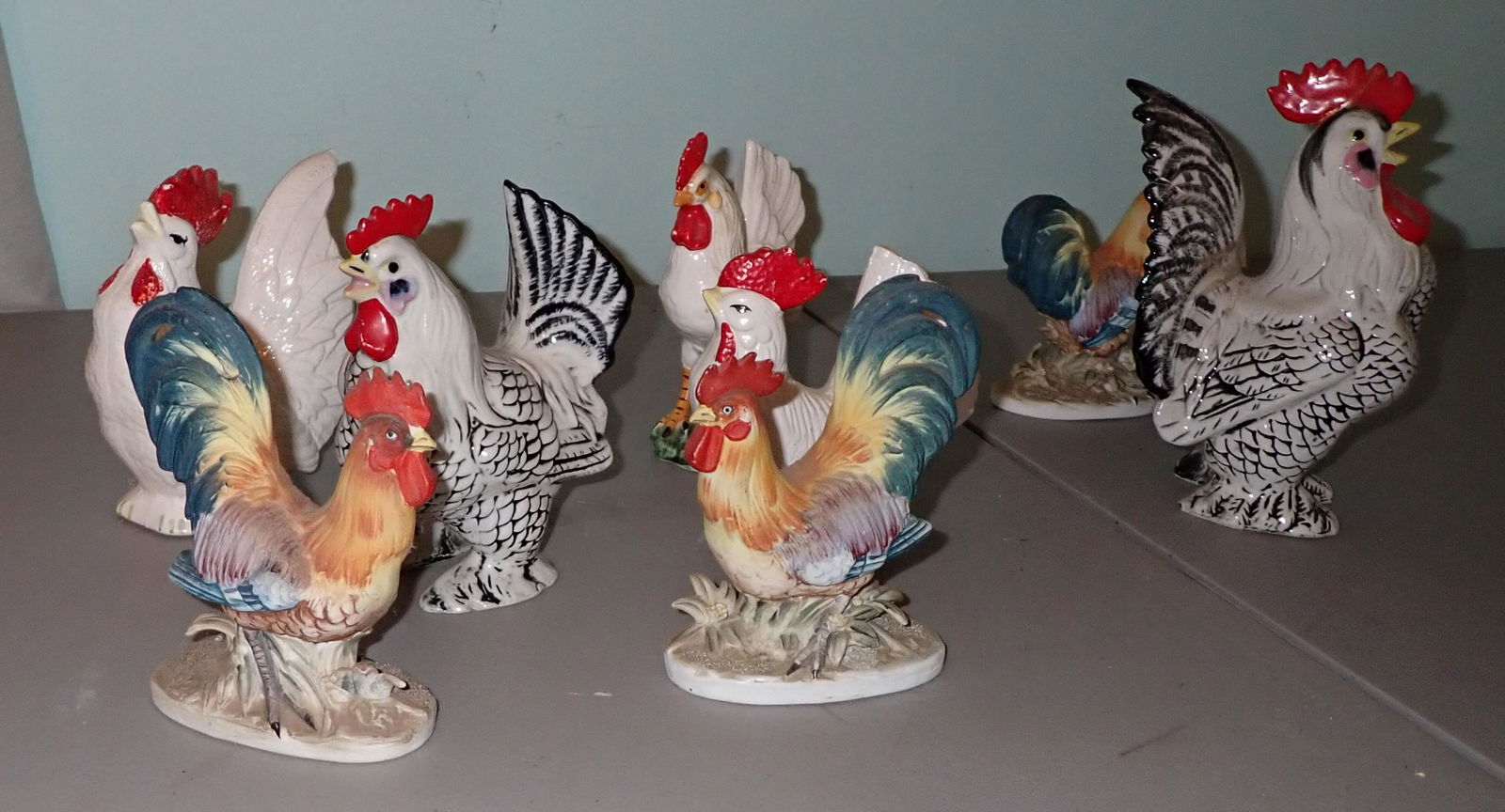 Lefton & Misc Chickens / Roosters (1 of 2)