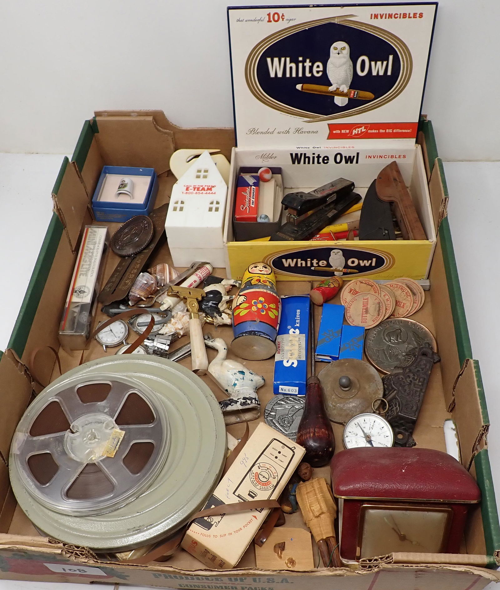 Compass Scale Watches Tokens Box Lot (1 of 6)