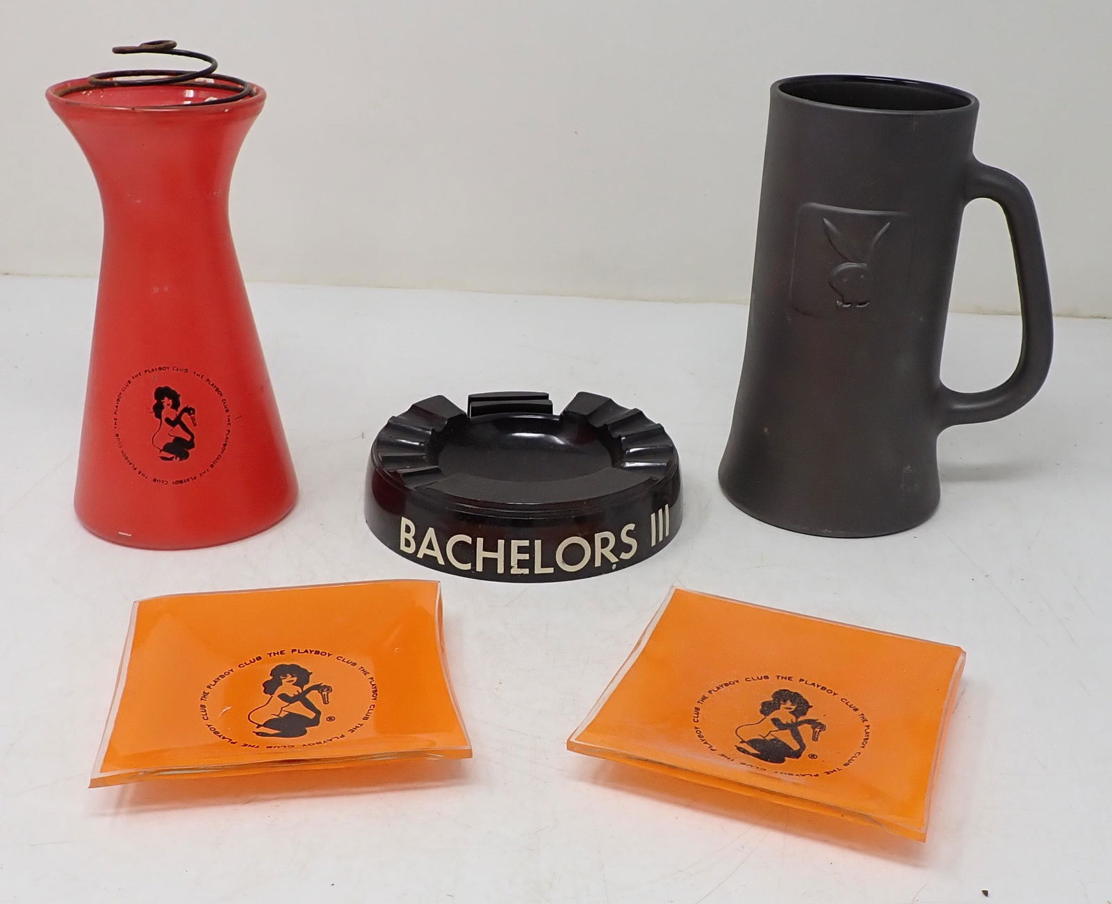 Vintage Playboy Mugs Vase Ashtrays (1 of 2)