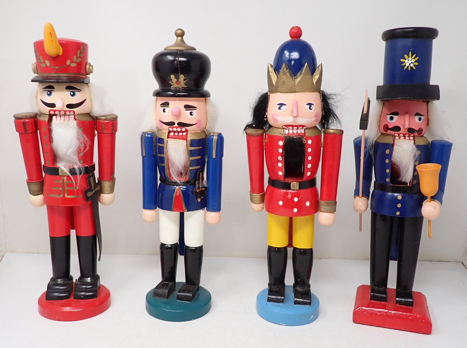 Wooden Nutcrackers: Apprx 14" tall