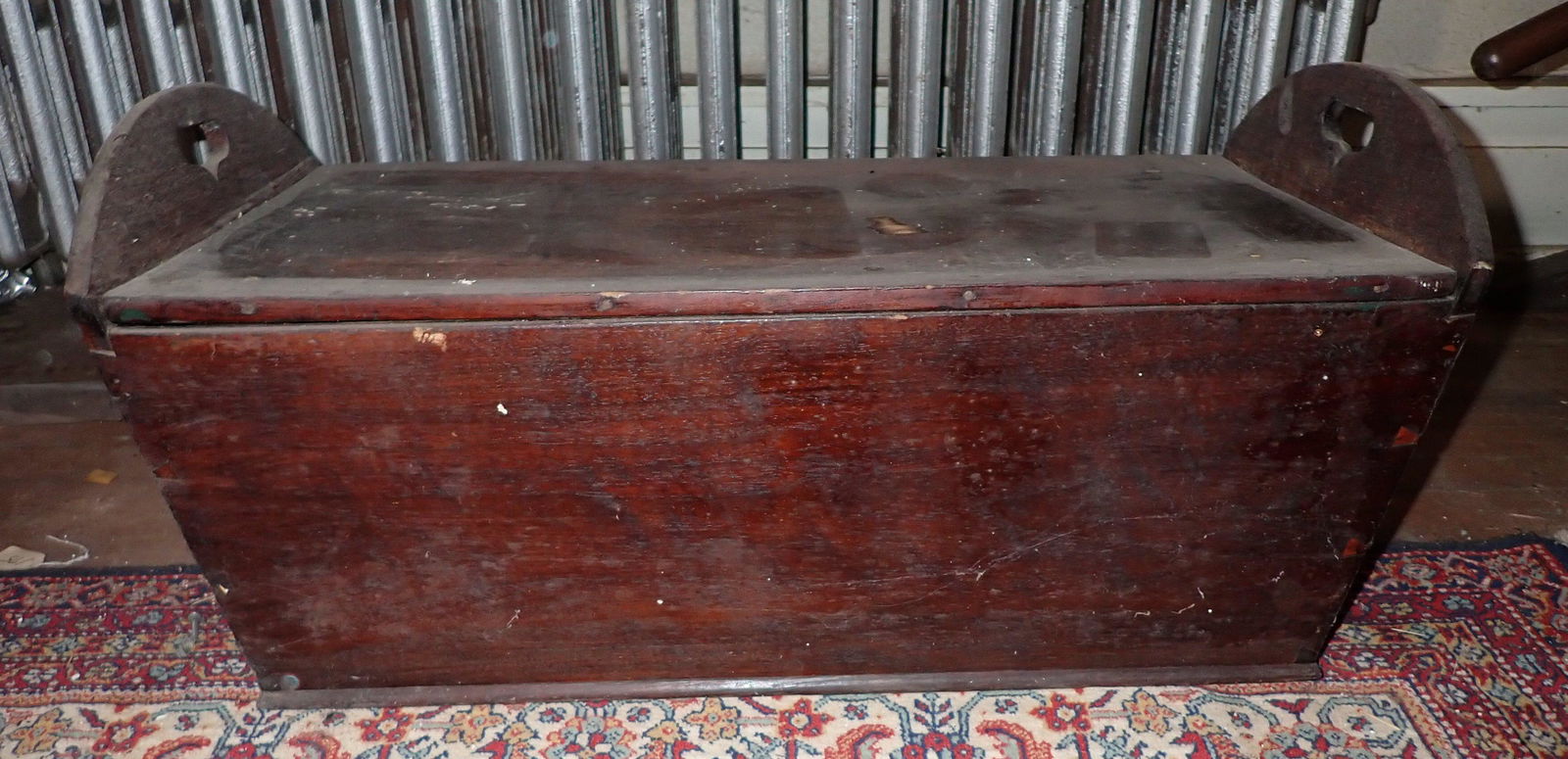 Primitive Dough Box with Heart Cut Outs (1 of 7)