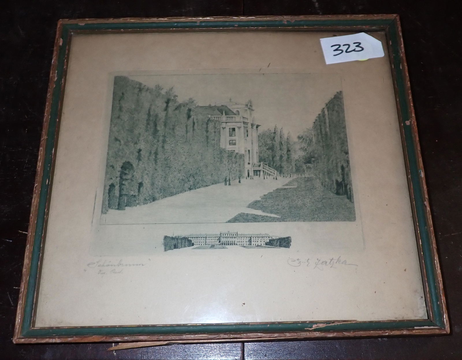 Royal Vienna Palace Signed Print (1 of 6)