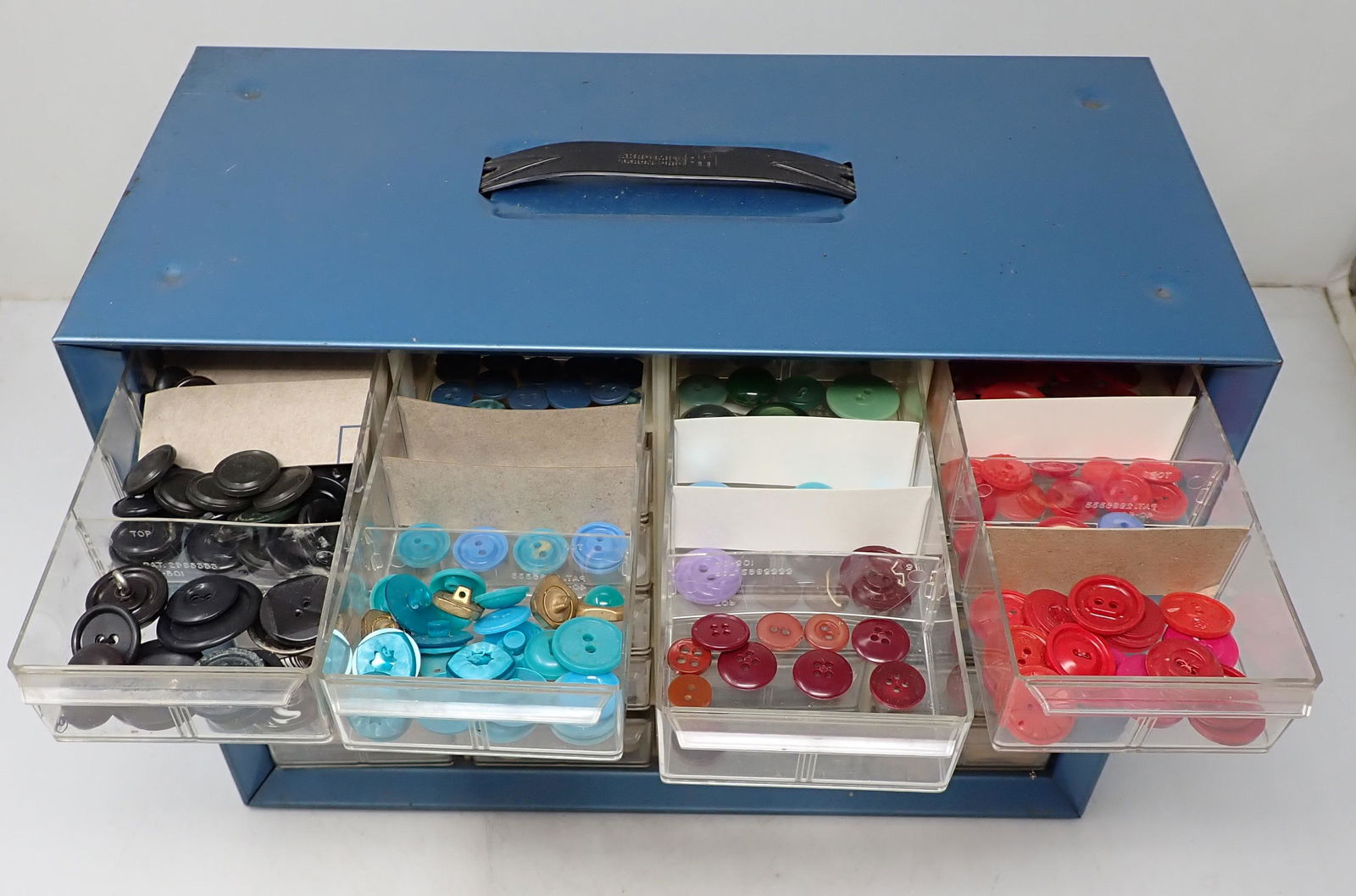 Parts Cabinet with Buttons Patches Misc (1 of 5)