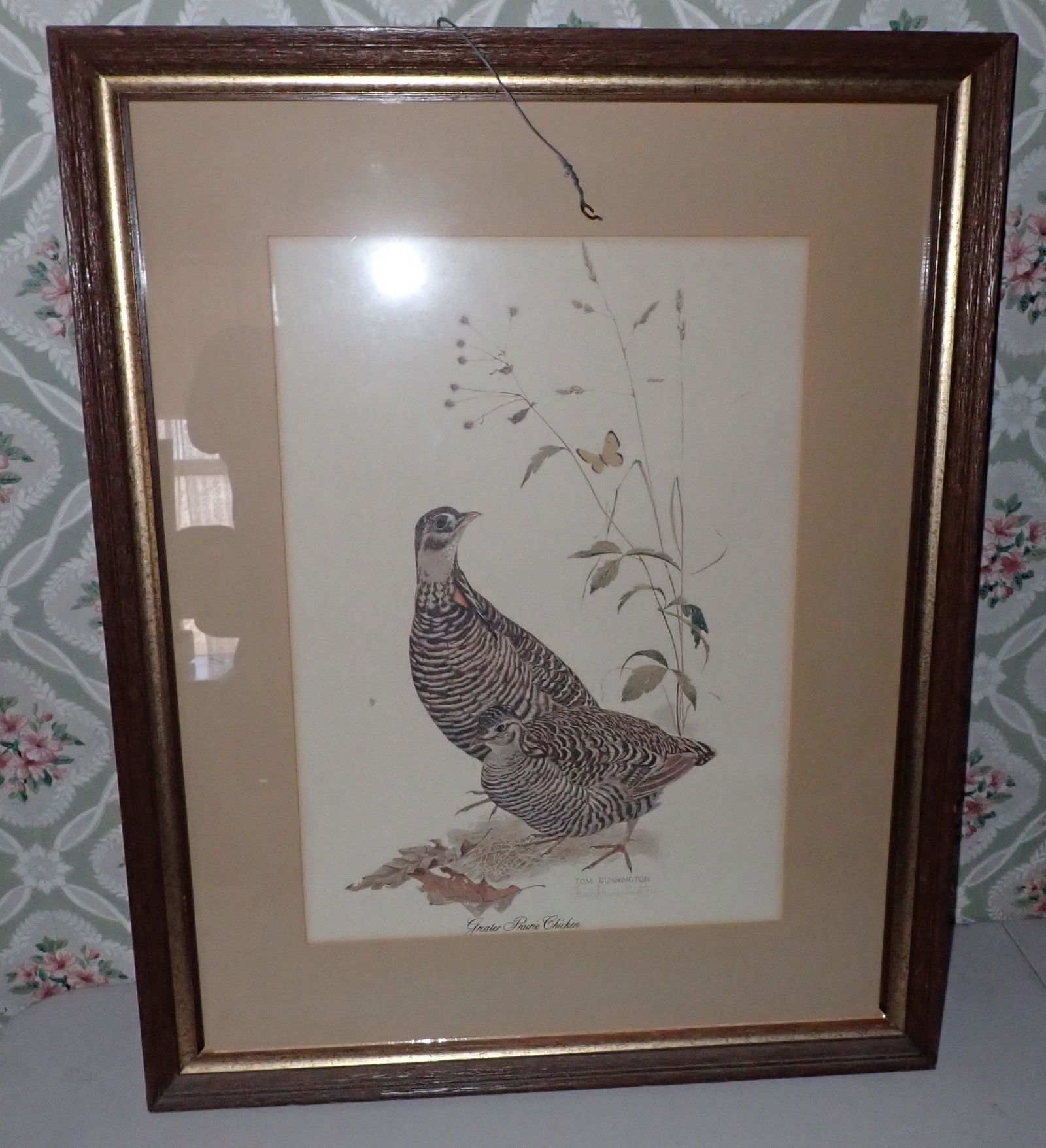 Tom Dunnington Signed Prairie Chicken Print (1 of 2)
