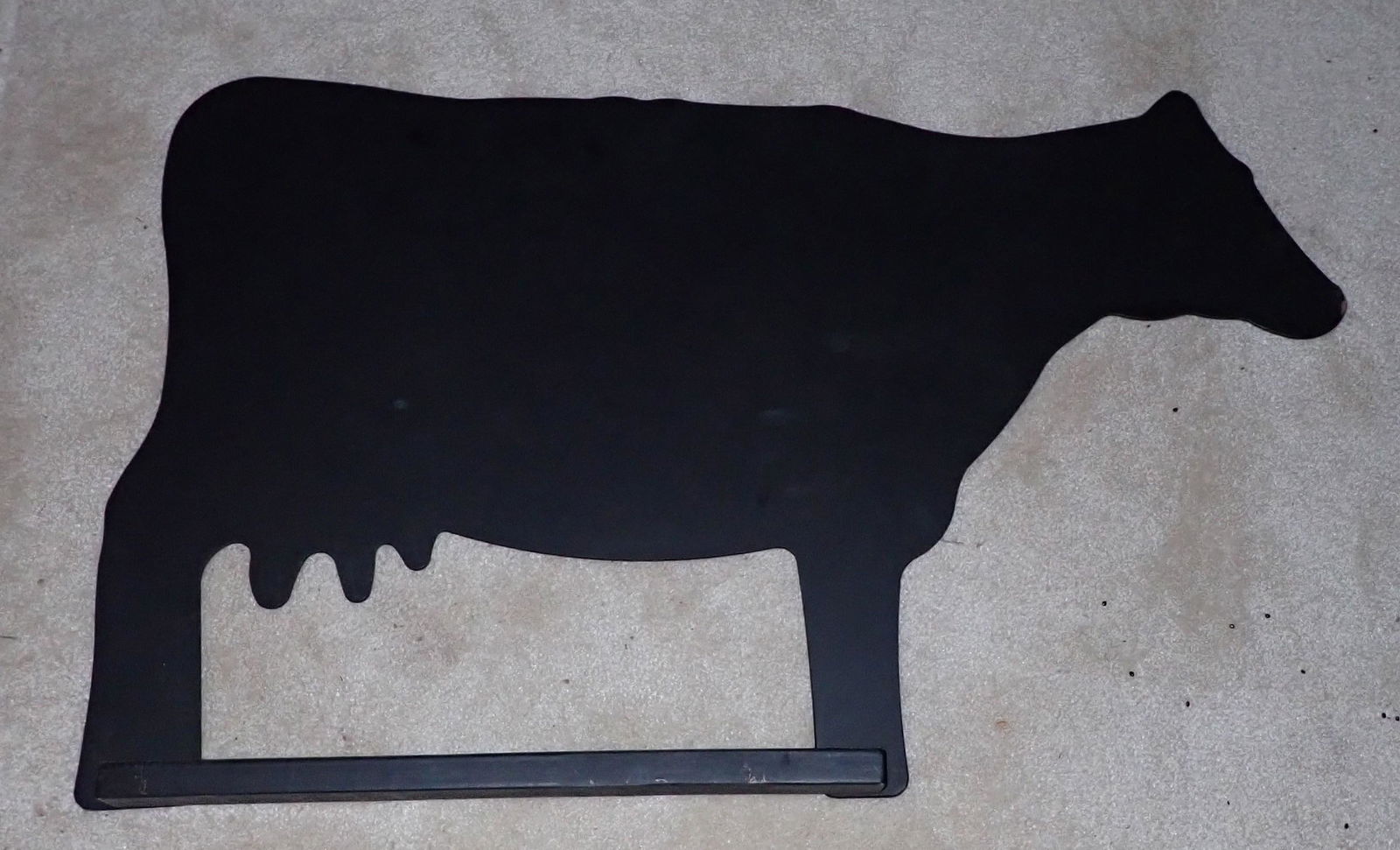 Cow Chalkboard: Masonite Chalkboard Is approx 28" x 18"