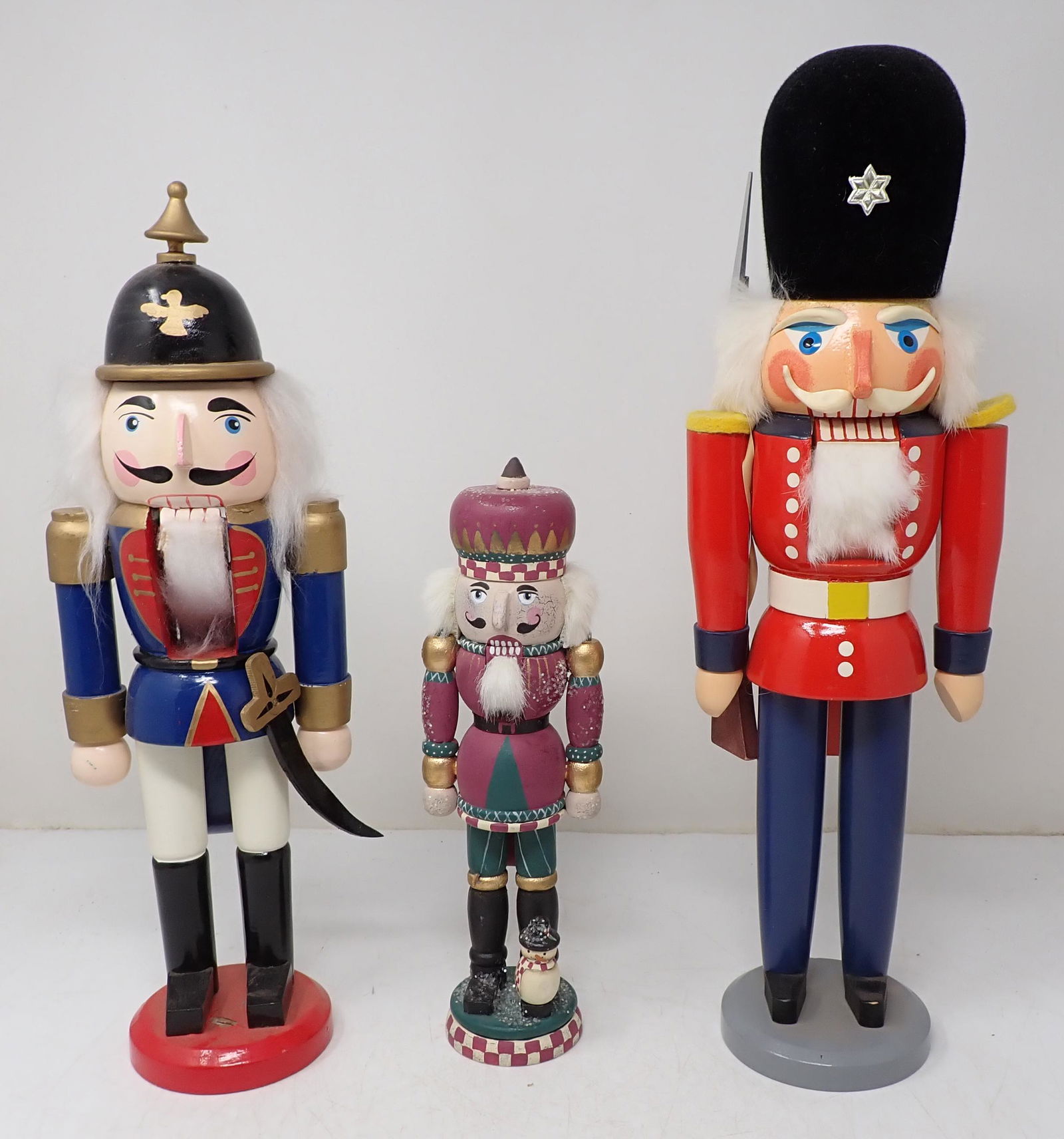3 Soldier Nutcrackers (1 of 2)