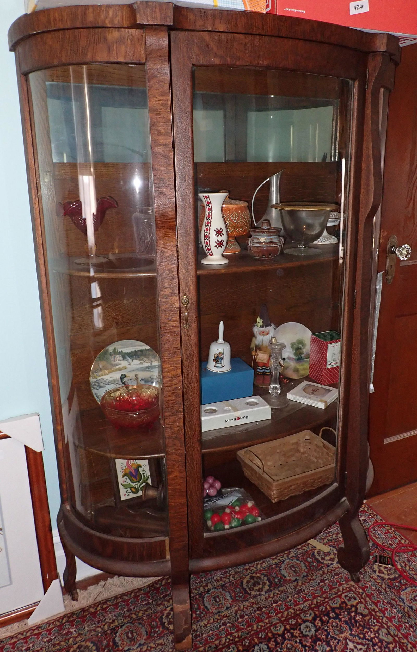 Bowfront China Closet (1 of 5)