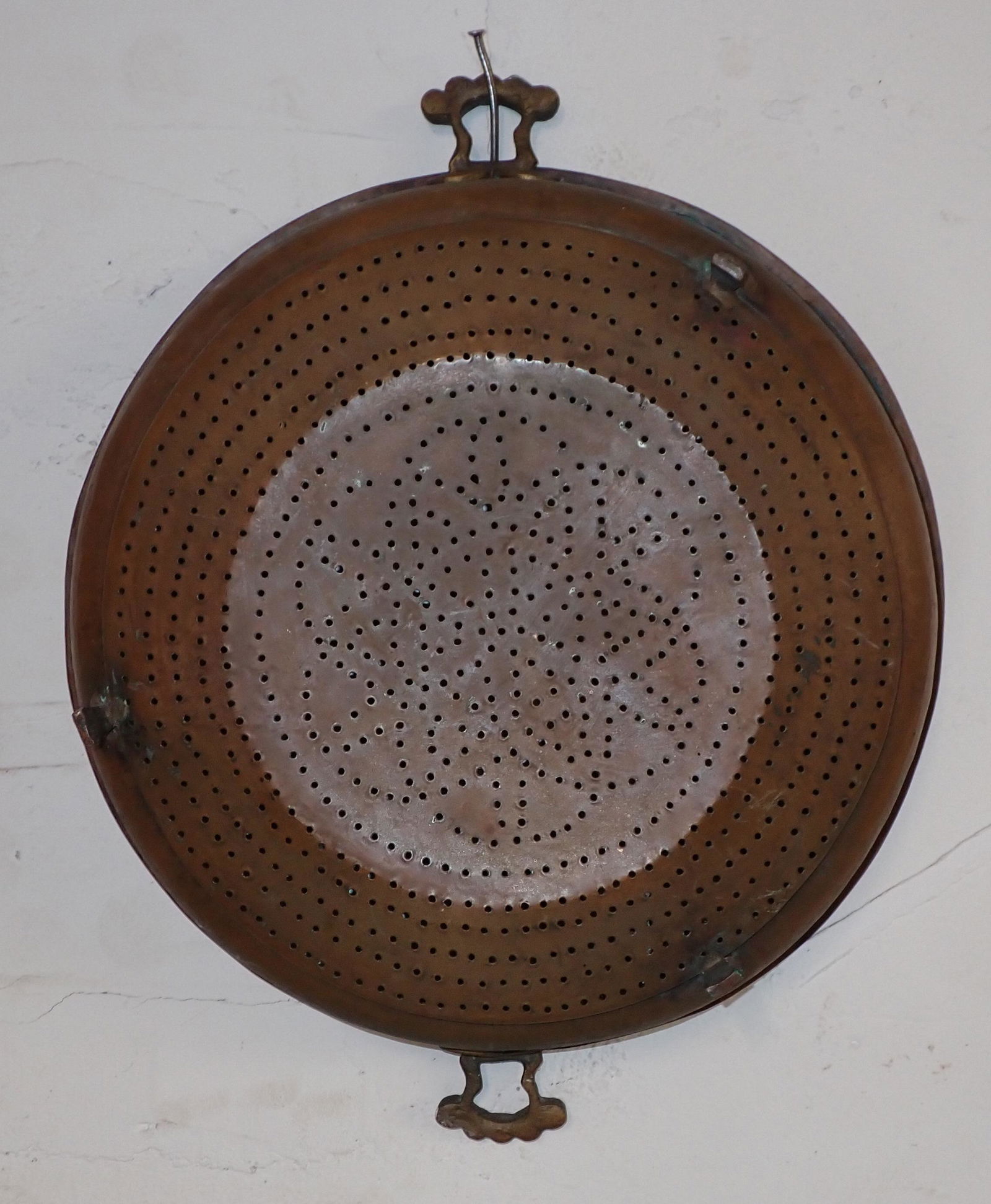 Hammered Copper Footed Strainer (1 of 9)