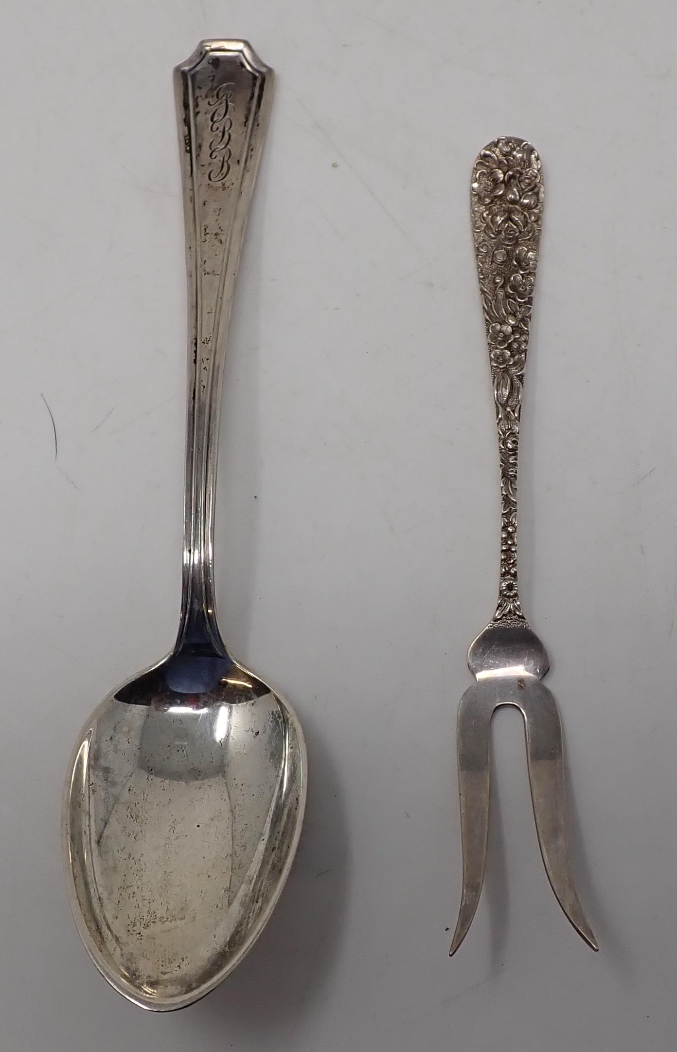 Sterling Silver Stieff Fork Gorham Spoon (1 of 5)
