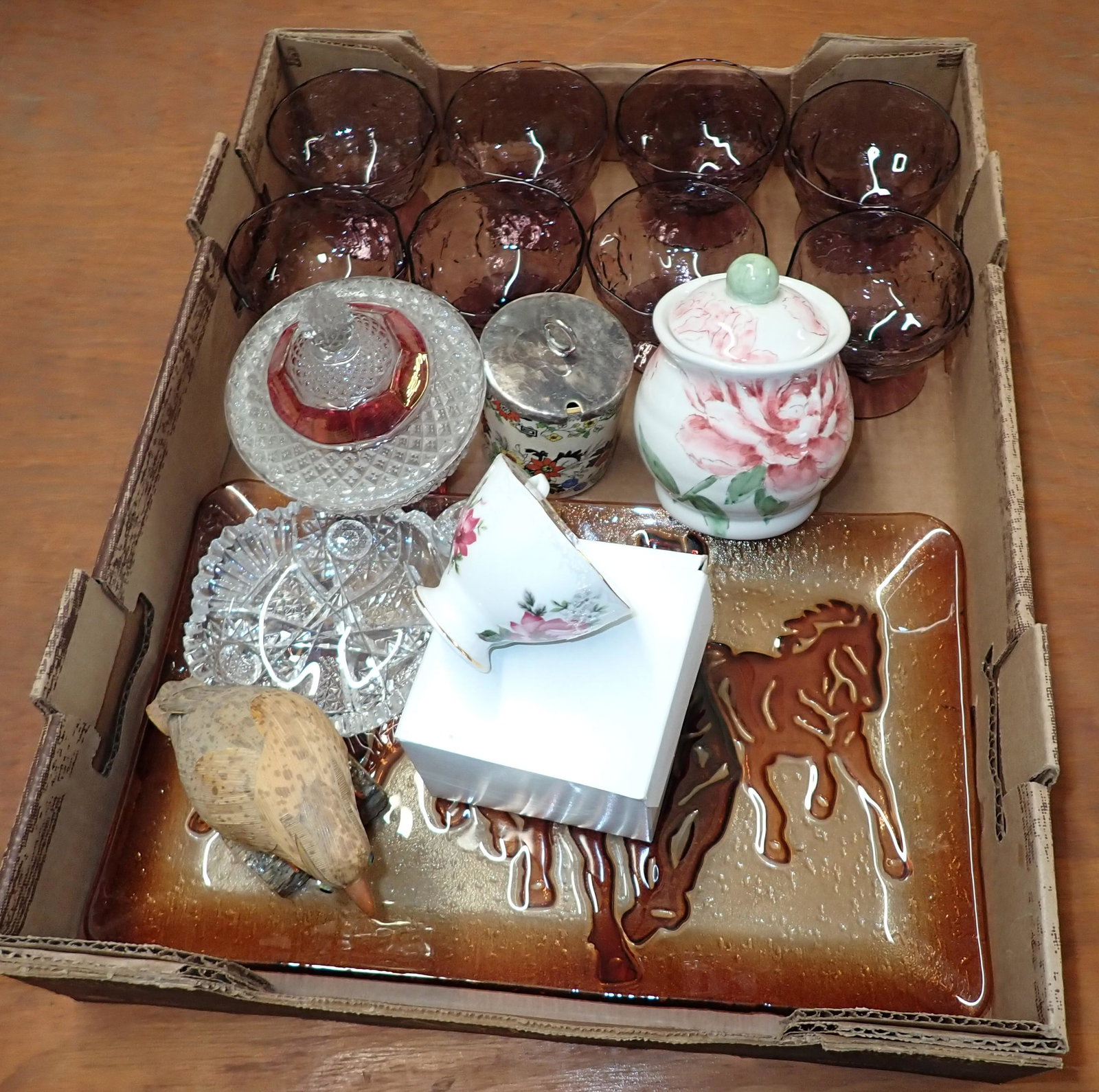 Staffordshire & Misc Box Lot Contents (1 of 5)