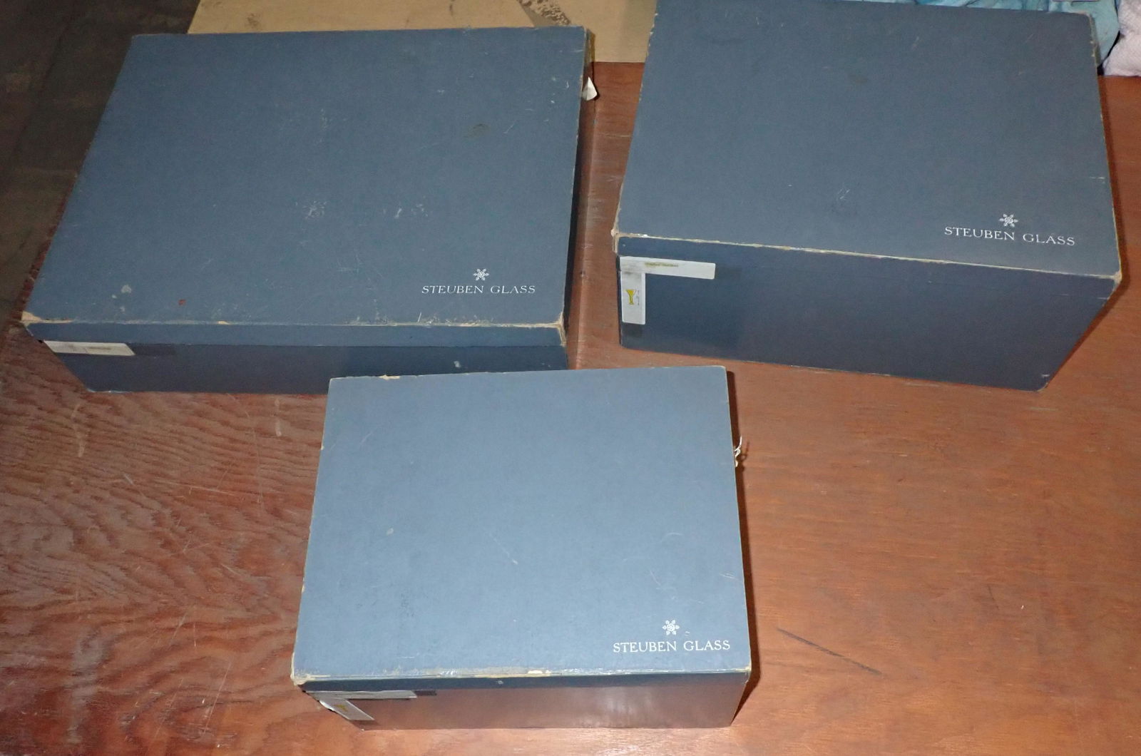 3 Steuben Glass Boxes (1 of 2)