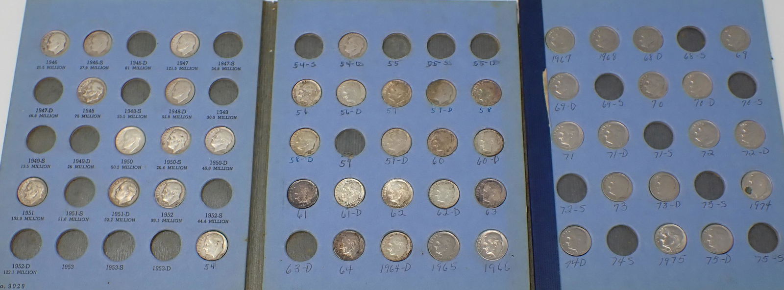 Roosevelt Dimes Book Starting 1946 (1 of 14)