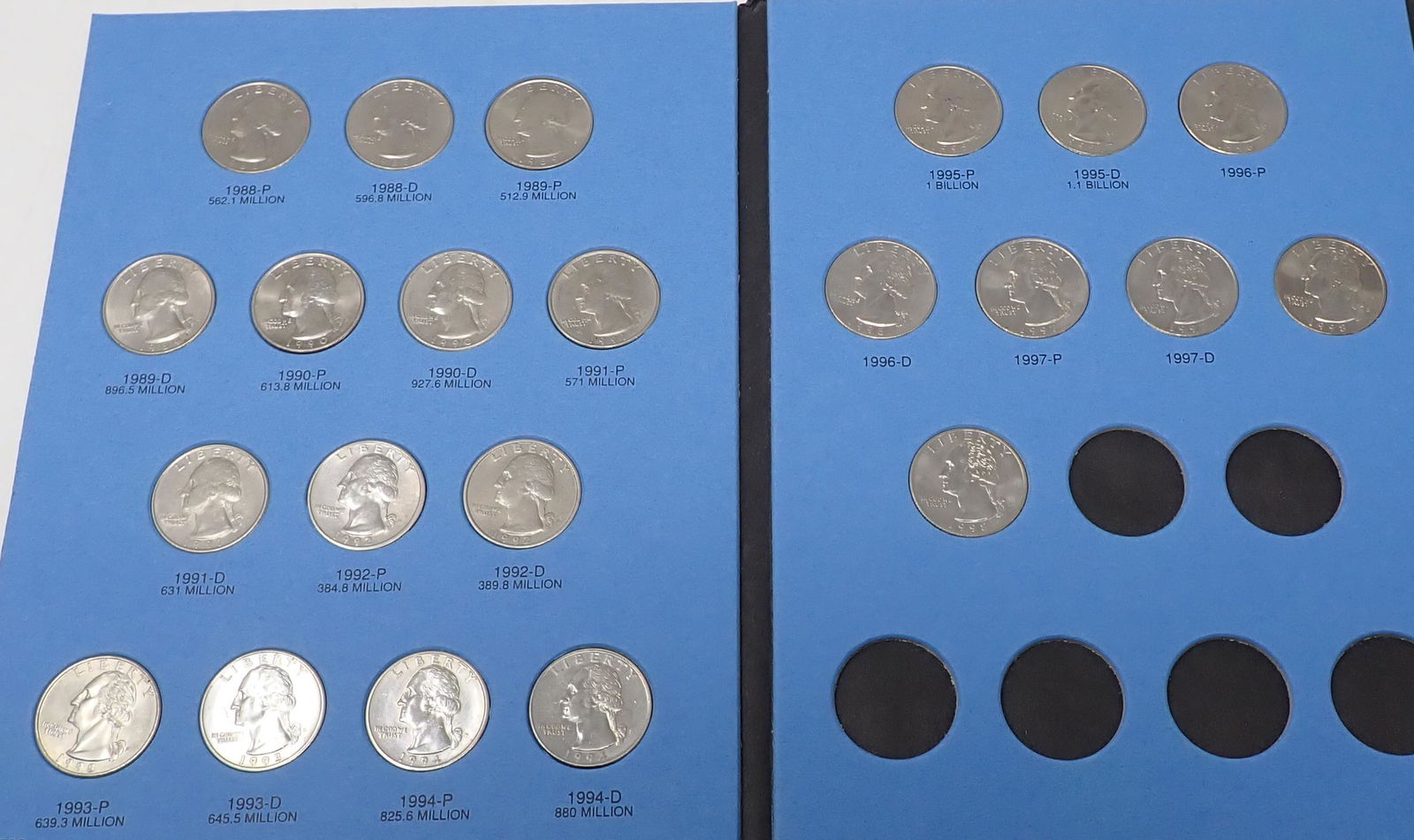 Washington Quarters Book (1 of 3)