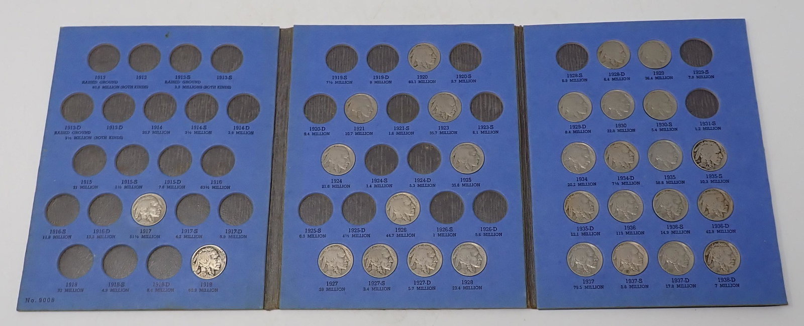 Buffalo Nickels Book Starting 1913 (1 of 8)