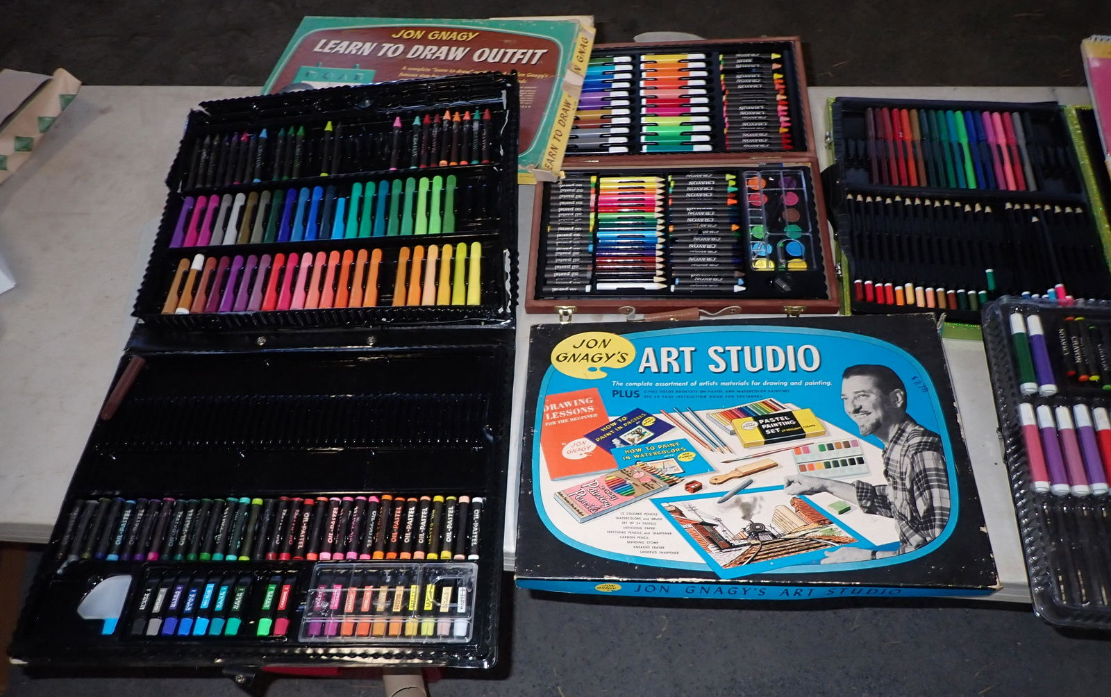 Table Contents of Art Supplies (1 of 2)