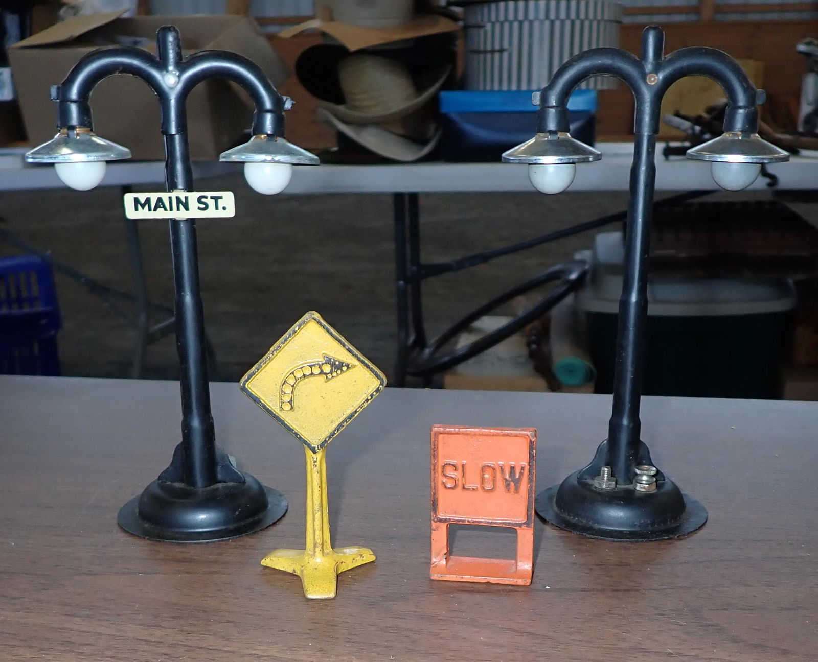 Light Poles & Cast Iron Train Signs (1 of 1)