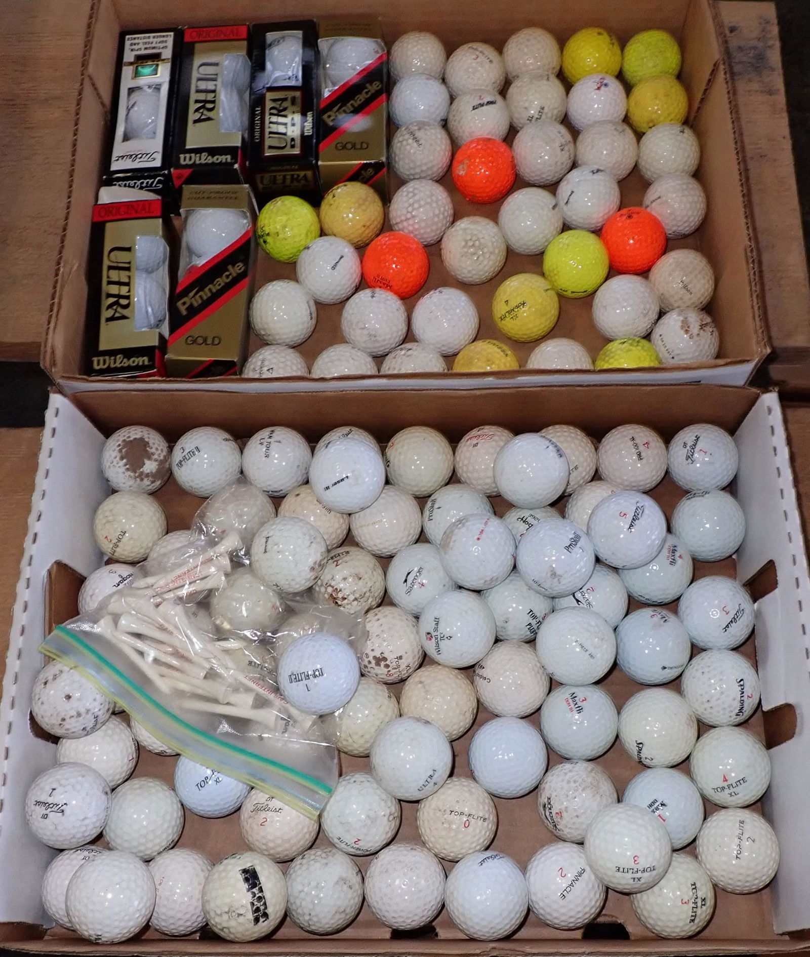 Golf Balls Softballs and Baseballs: Getting all in the 3 boxes