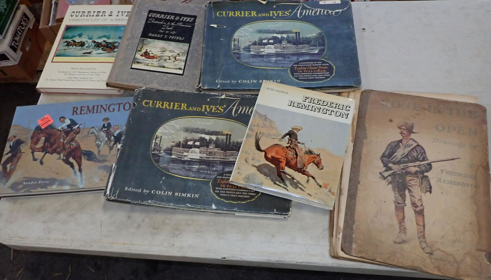 Frederic Remington Currier & Ives Books (1 of 5)