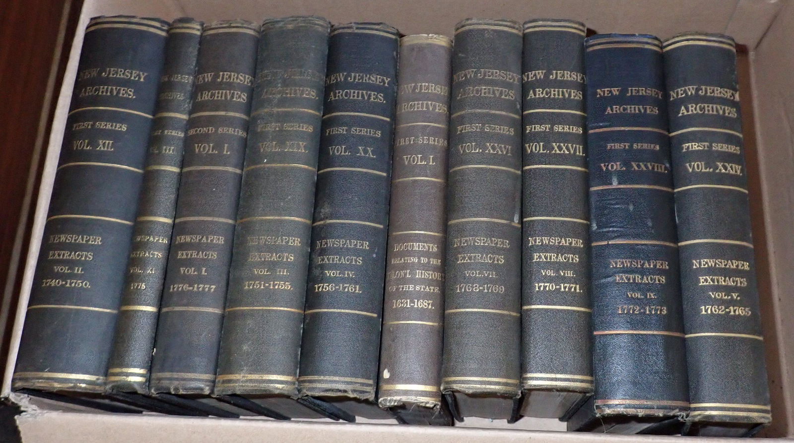 New Jersey Archives Books (1 of 3)