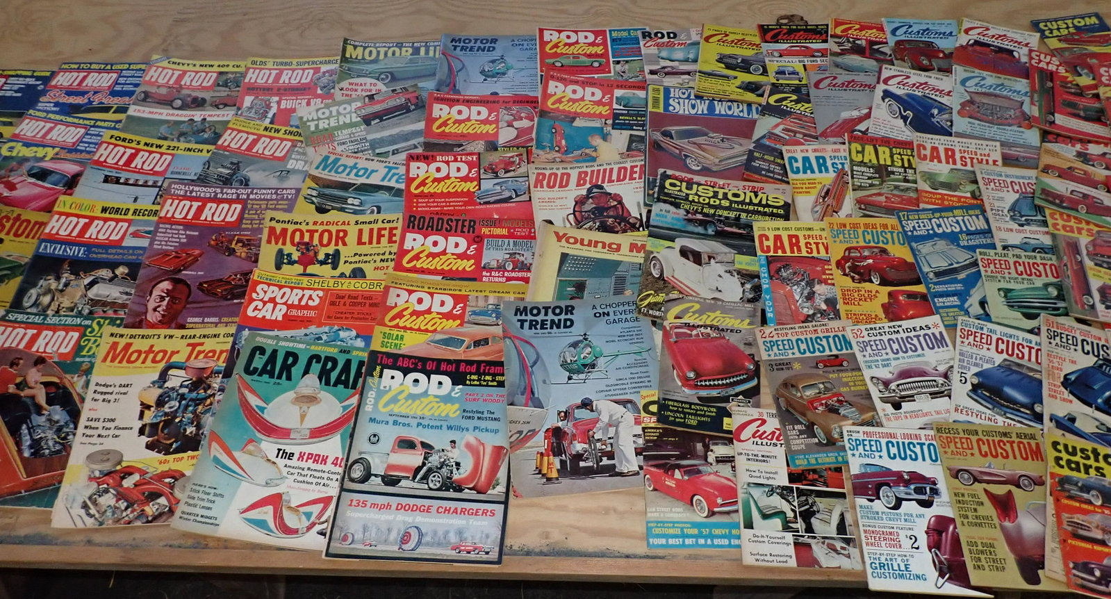 Hot Rod Custom Motor Trend Life Magazines: Getting all pictured