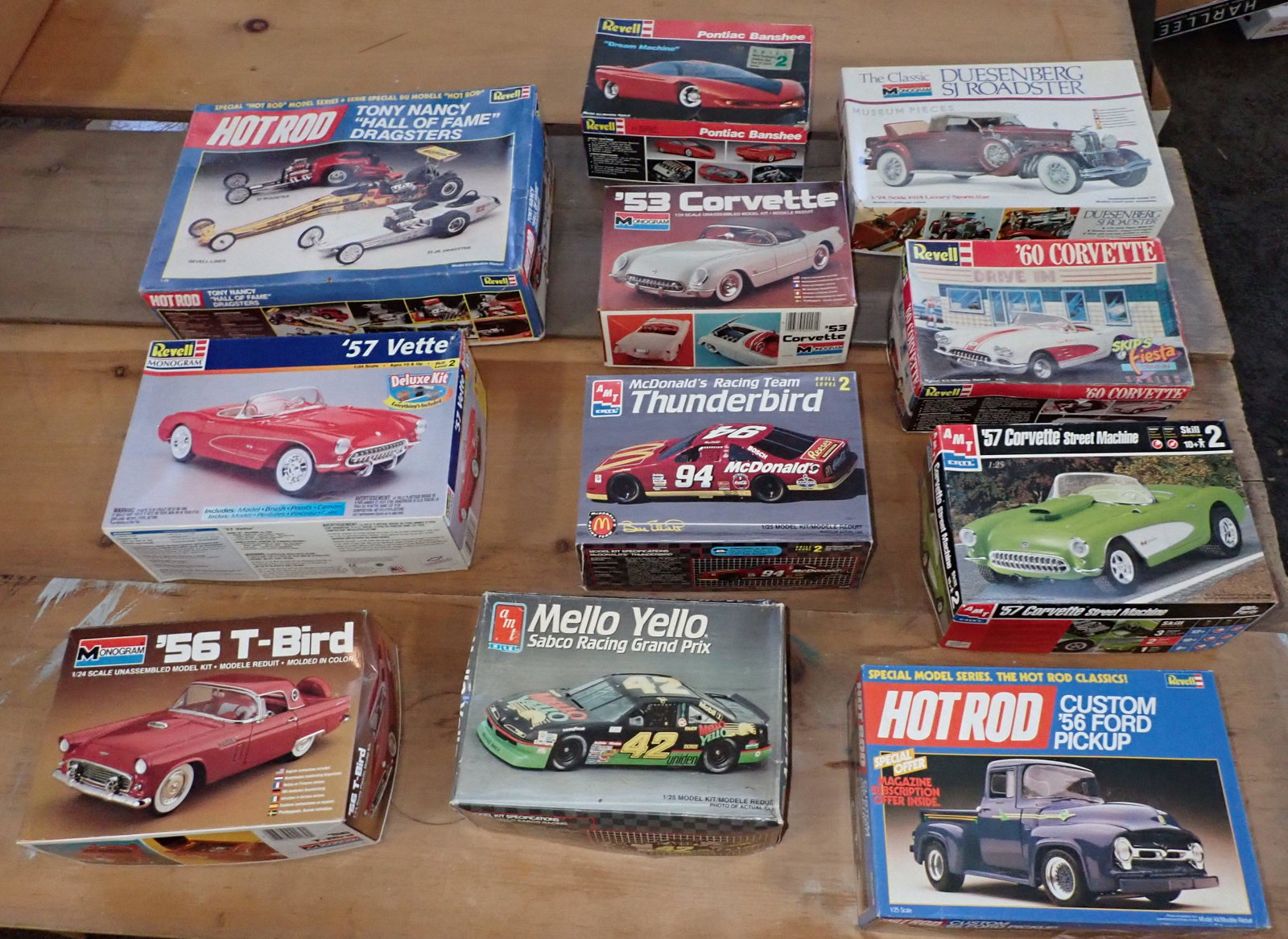 Monogram Revell Ertl Models: We do not guarantee all parts are in boxes. We did not open them up