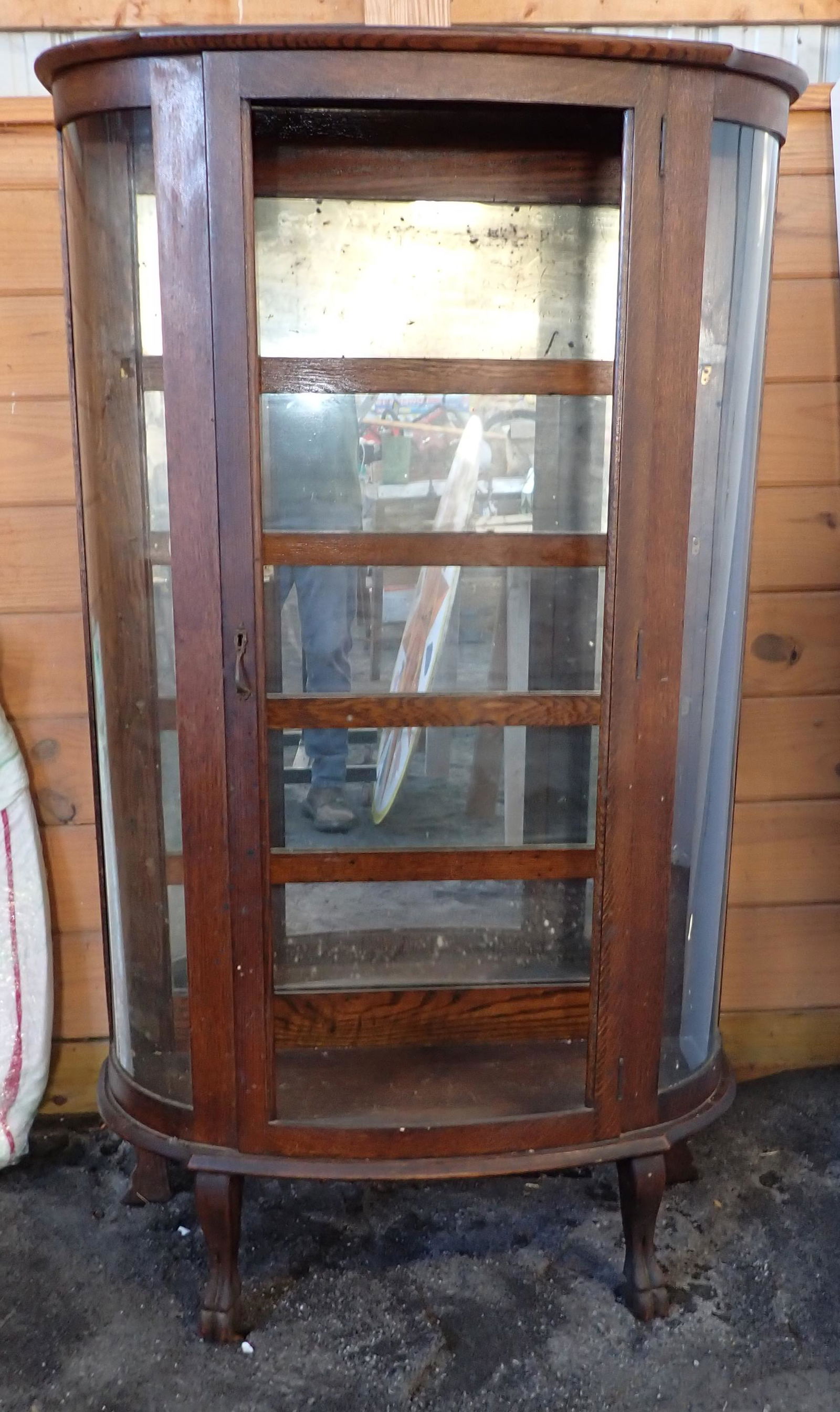 Bow Front China Closet (1 of 6)