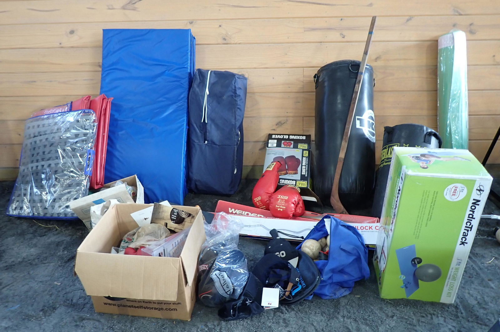 Boxing Gloves Punching Bags Exercise Lot (1 of 8)