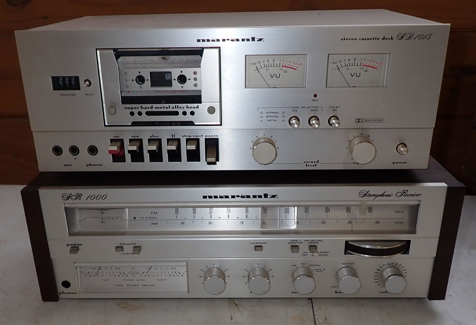Marantz Receiver and Cassette Deck (1 of 5)
