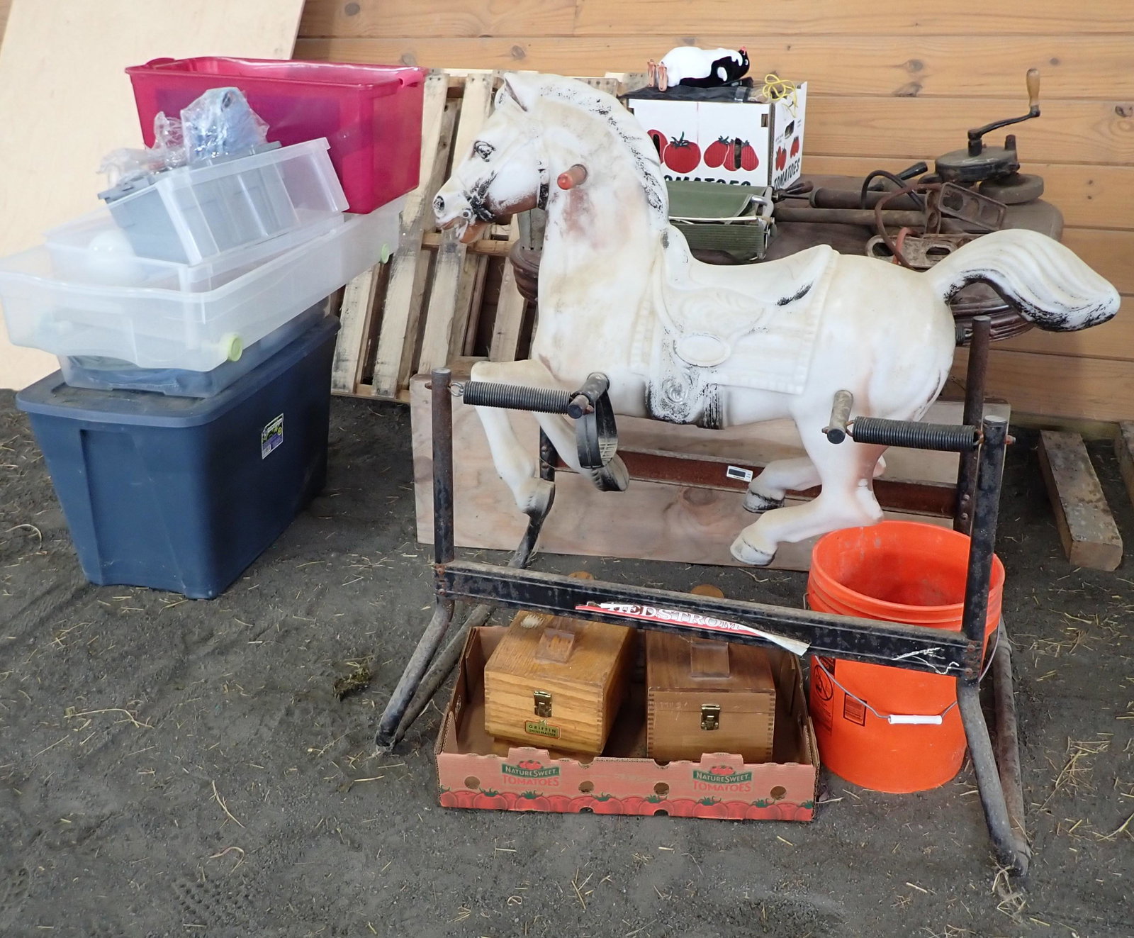 Dining Table Rocking Horse Sharpener: Getting all pictured and must take all