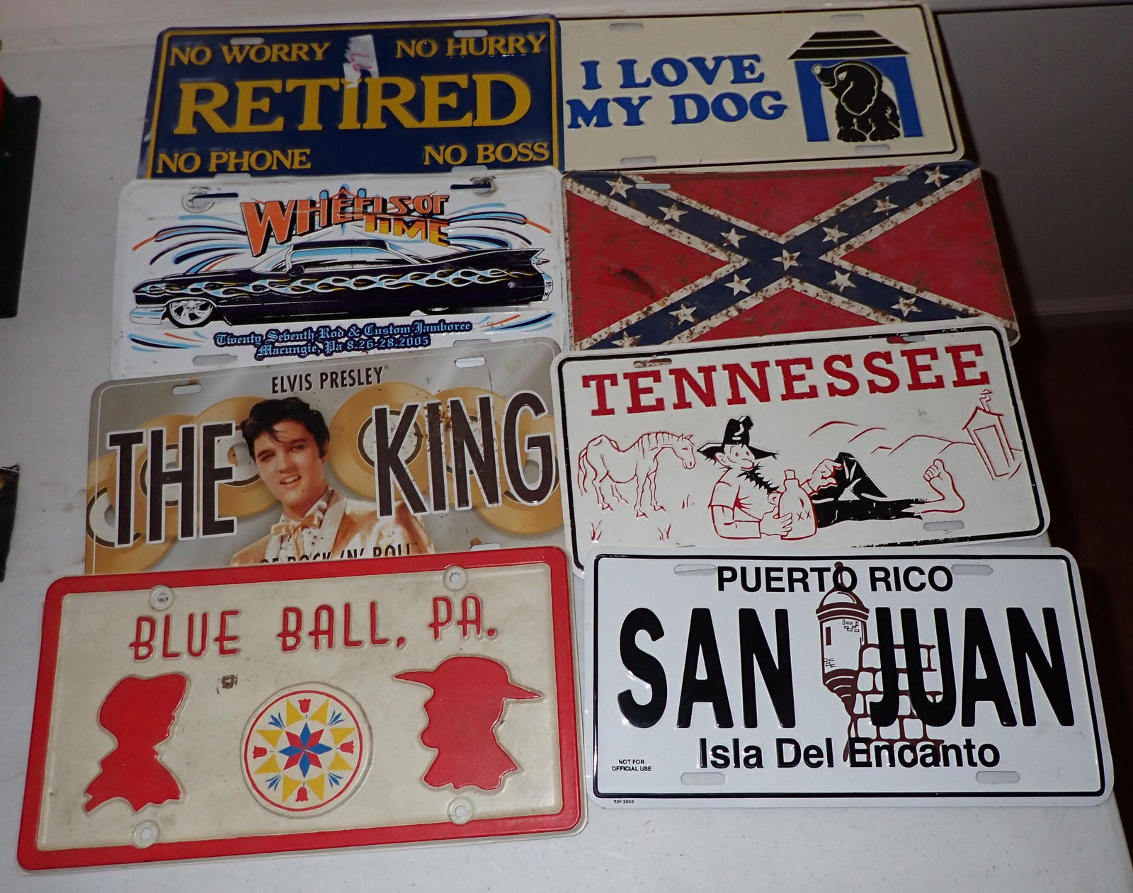 Misc License Plates Rebel Flag (1 of 3)