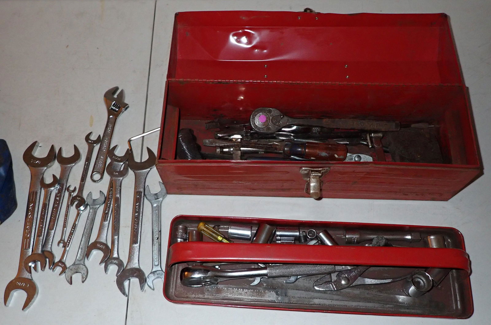 Tool Box w/ Craftsman & Misc Wrenches (1 of 4)