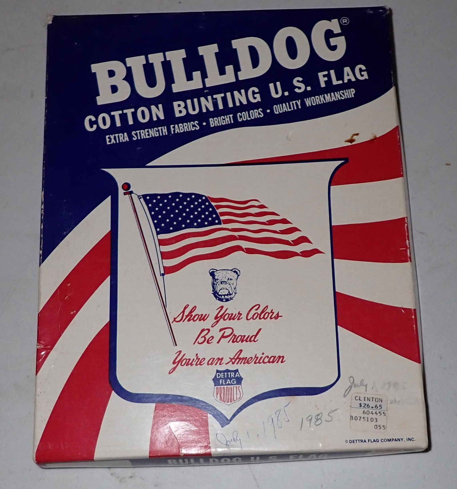Bulldog 3x5 American Flag (1 of 3)
