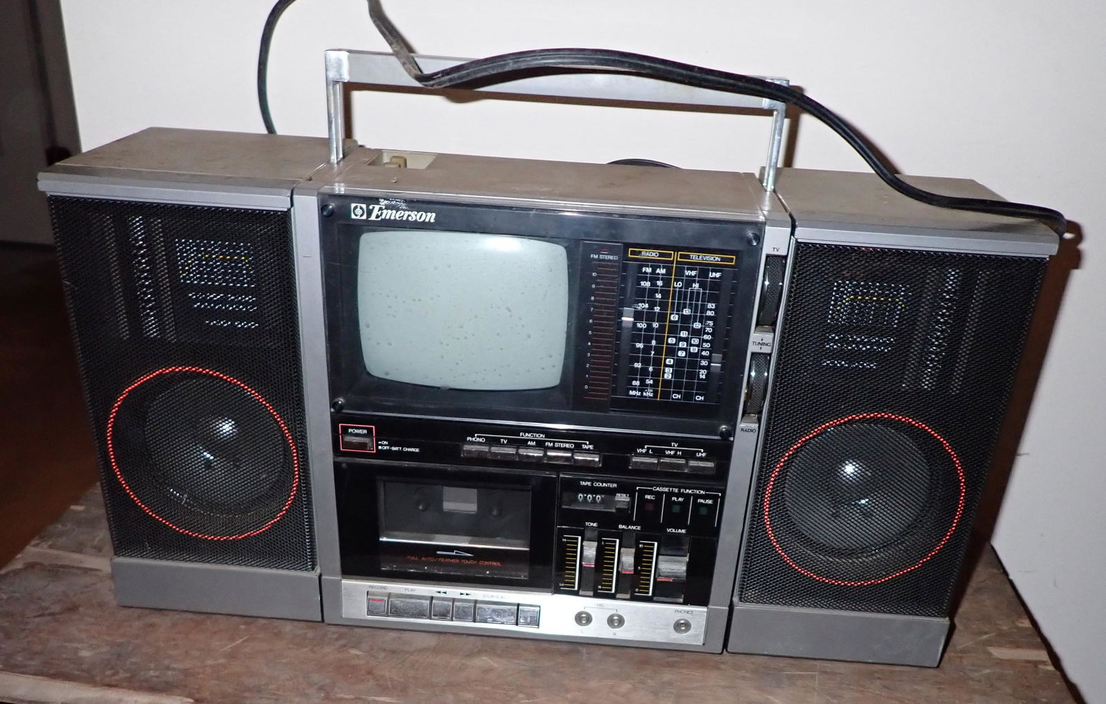 Vintage Emerson Boom Box Radio w/ TV (1 of 2)