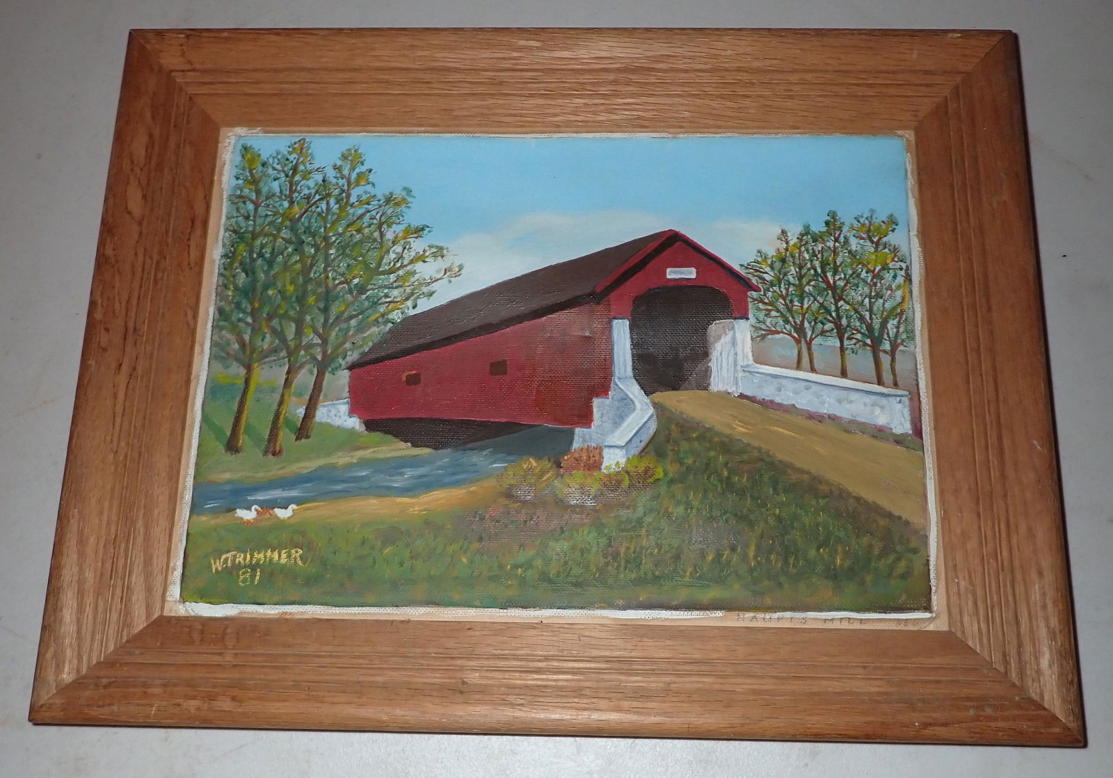 Haupts Mill W. Trimmer Oil on Canvas (1 of 7)