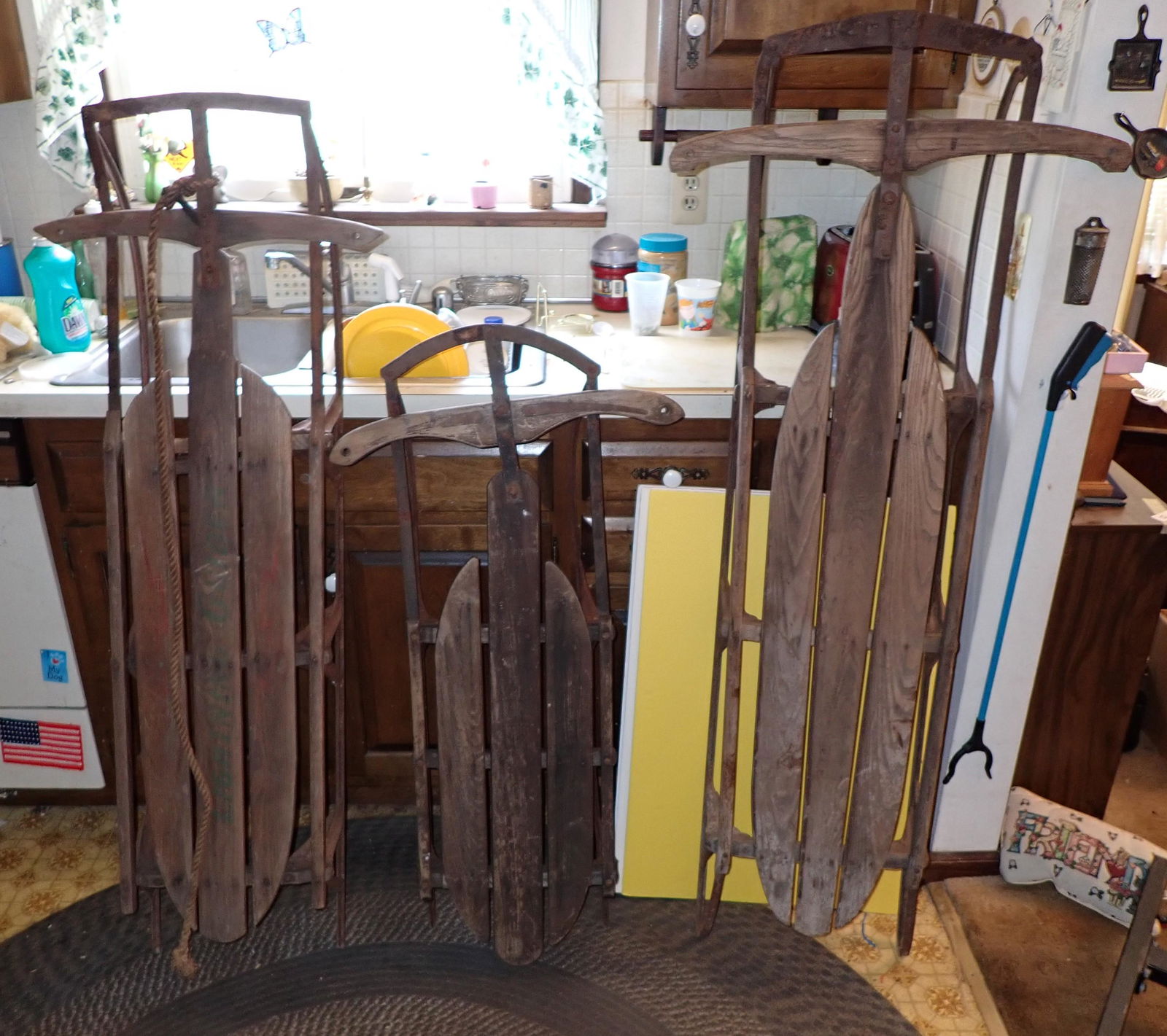 3 Flexible Flyer Sleds (1 of 3)