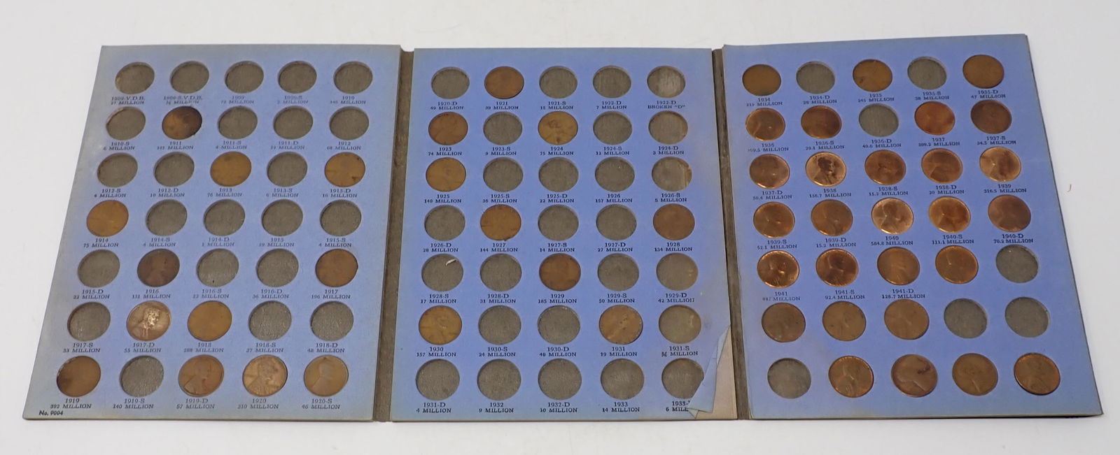 Lincoln Head Cent Book Starting 1909 (1 of 6)