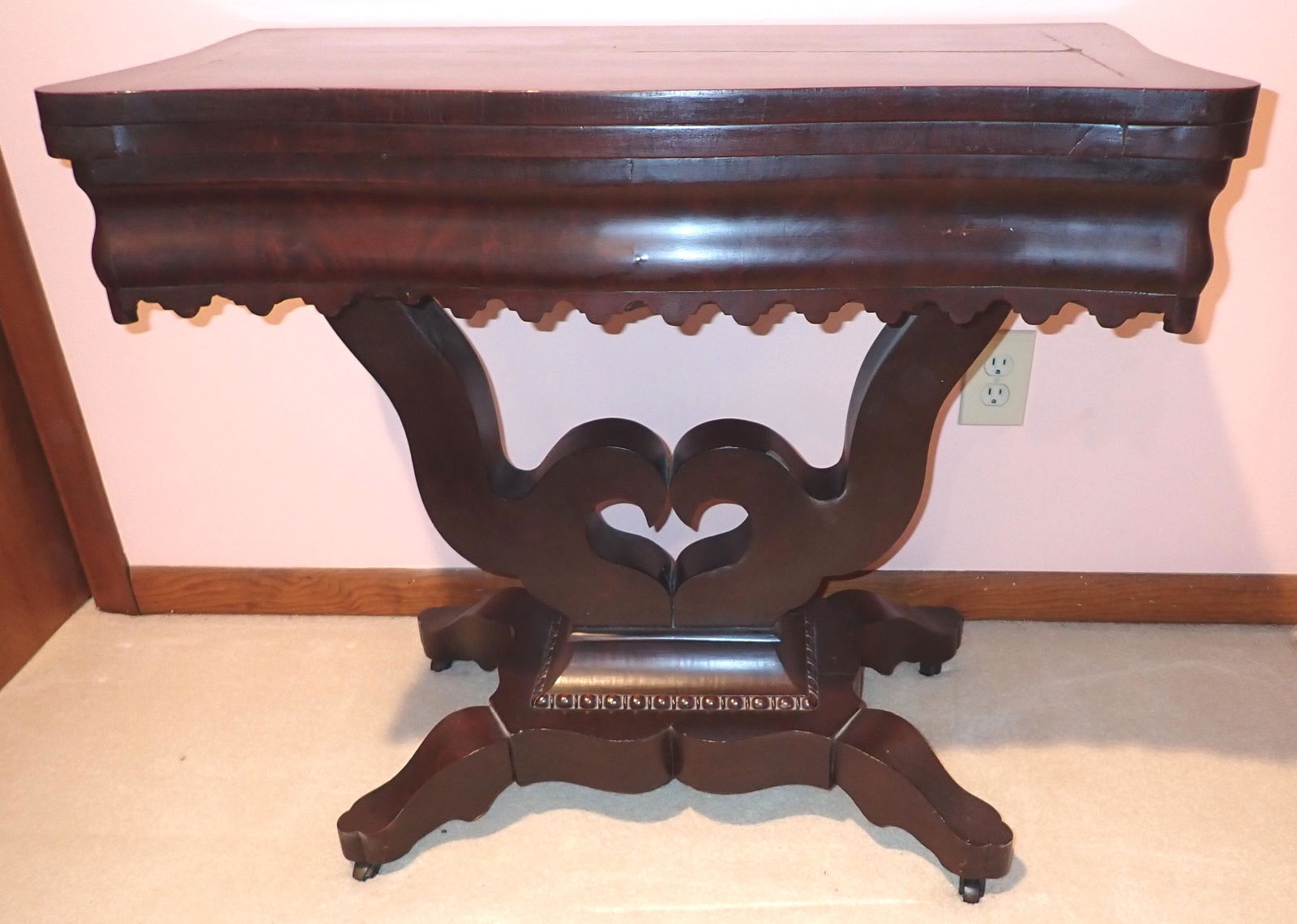 Antique Game Table (1 of 8)