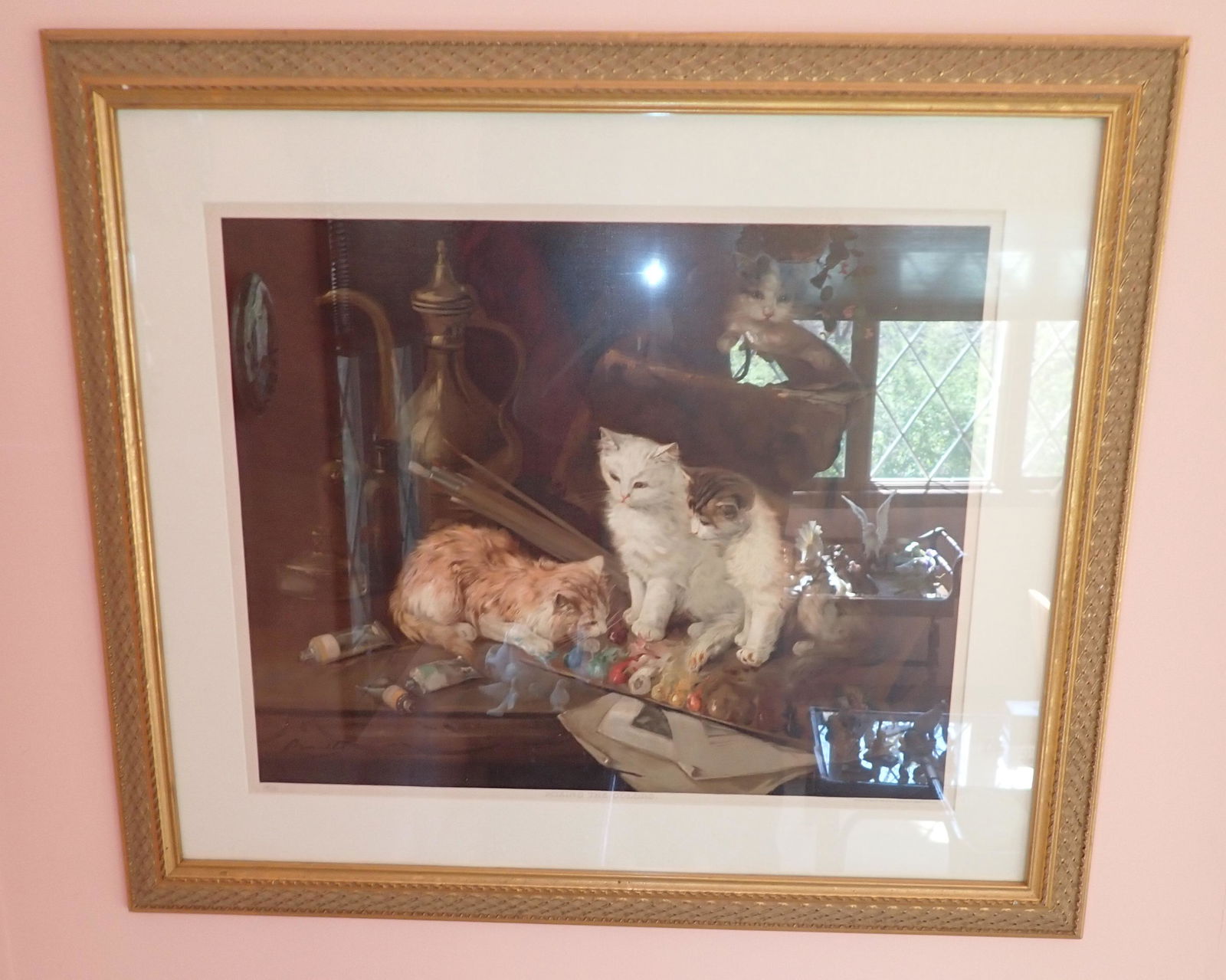 1896 Amuco Cat Litho Mixing Colors (1 of 6)