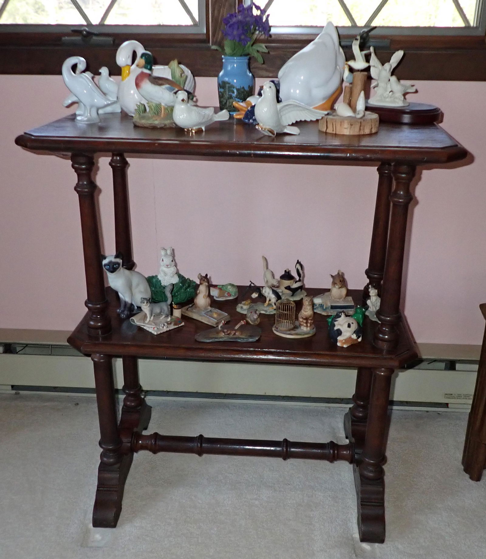 2 Teir Table with Knick Knacks (1 of 8)