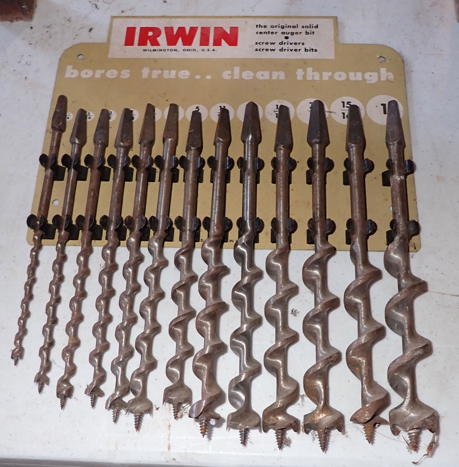 Irwin Center Auger Wood Drill Bits (1 of 4)