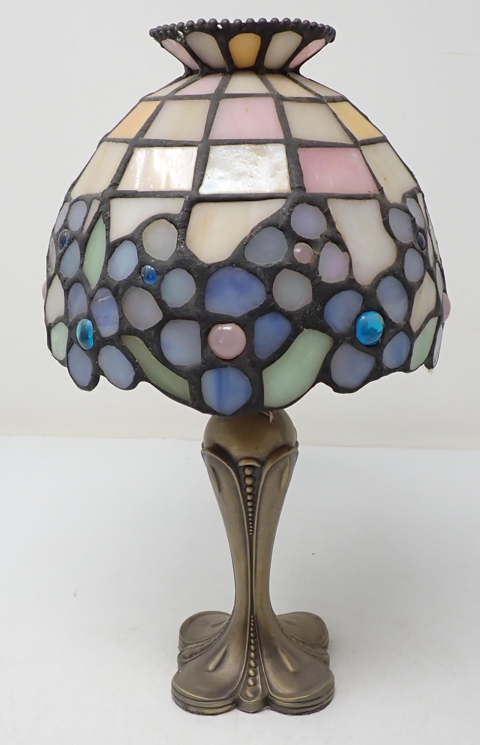 Partylite stained glass candle lamp deals