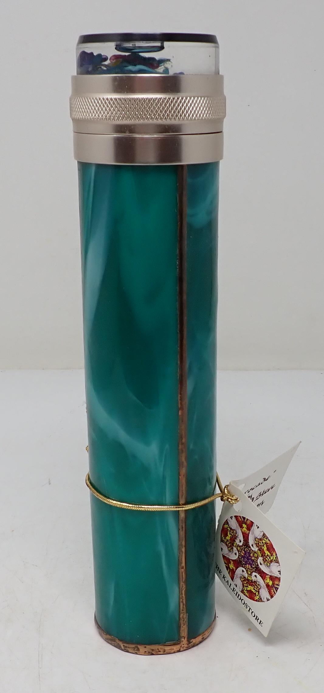Peggy & Steve Kittelson Kaleidoscope: Approx 2 1/8" in diameter and 9 1/2" long