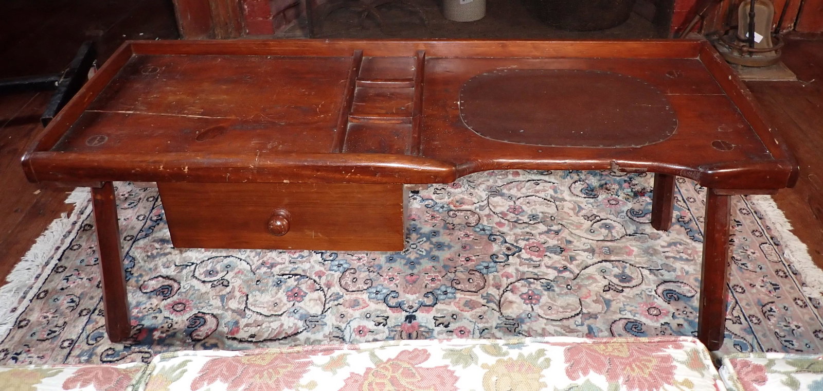 Cobblers Bench: Approx 16 1/2" x 45" x 16 1/2" tall