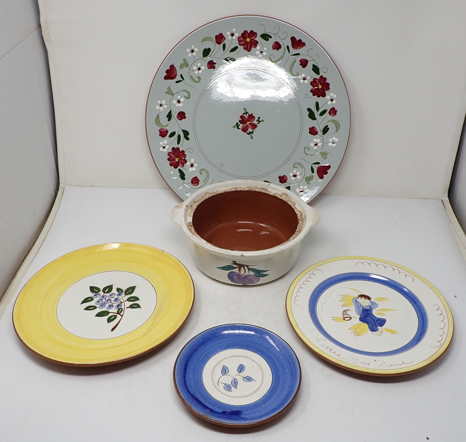 Stangl Casserole Plates & Platter (1 of 3)