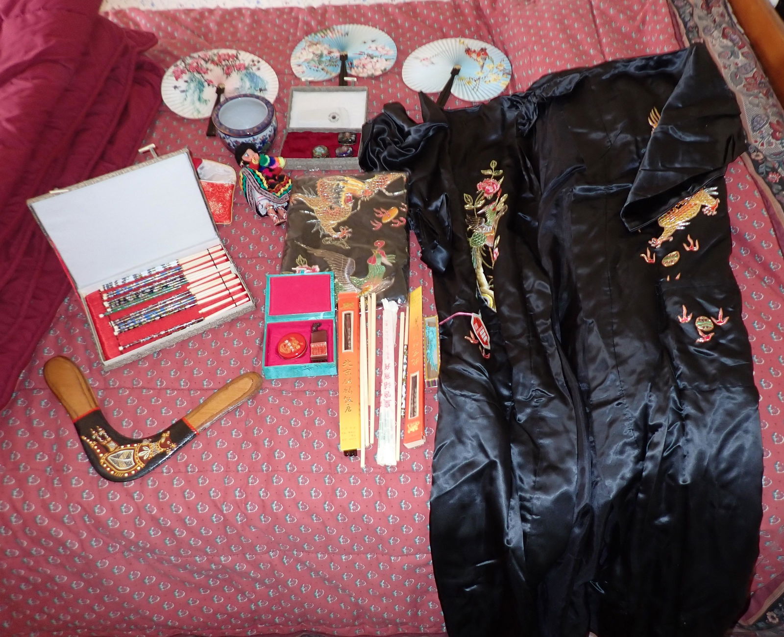 Oriental Lot Robe Boomerang (1 of 8)