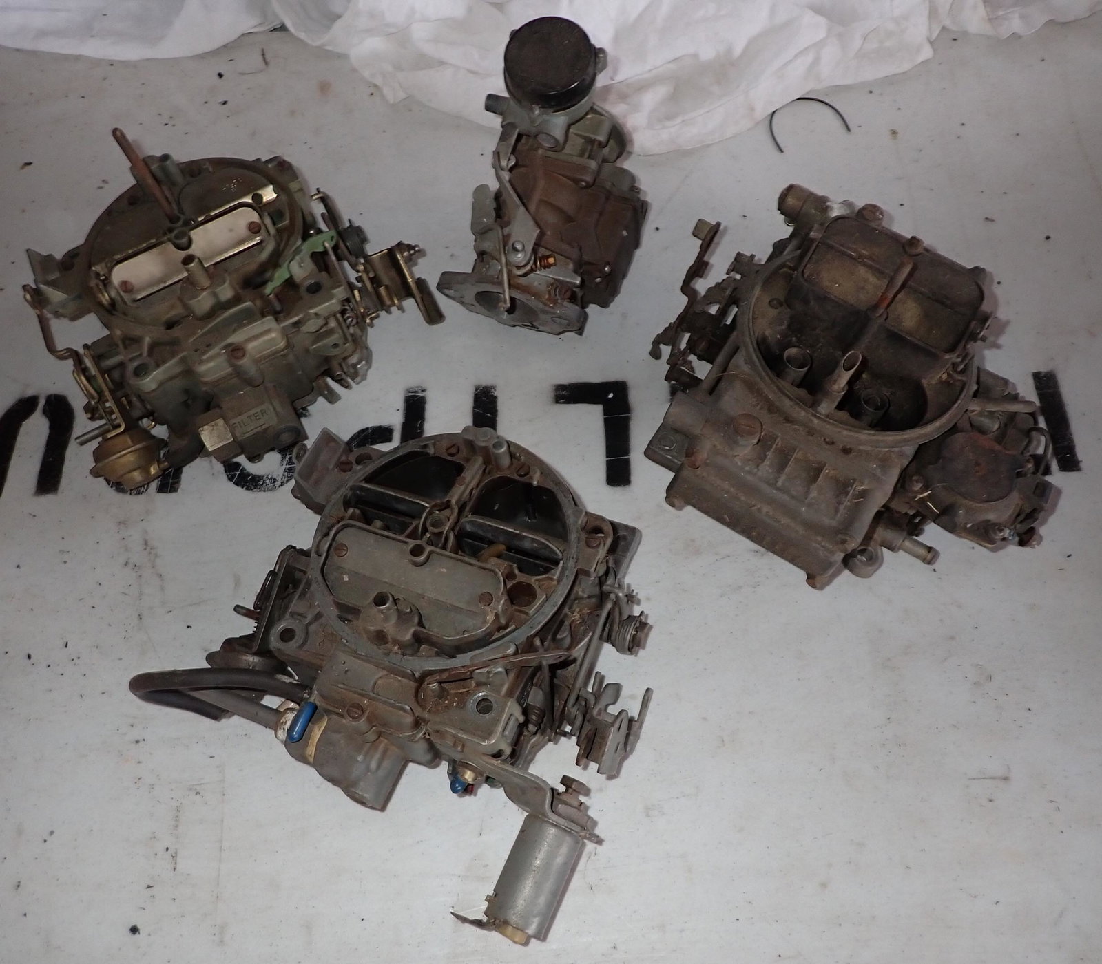 Holley Rochester Carter Carburetors: Getting all 4 pictured