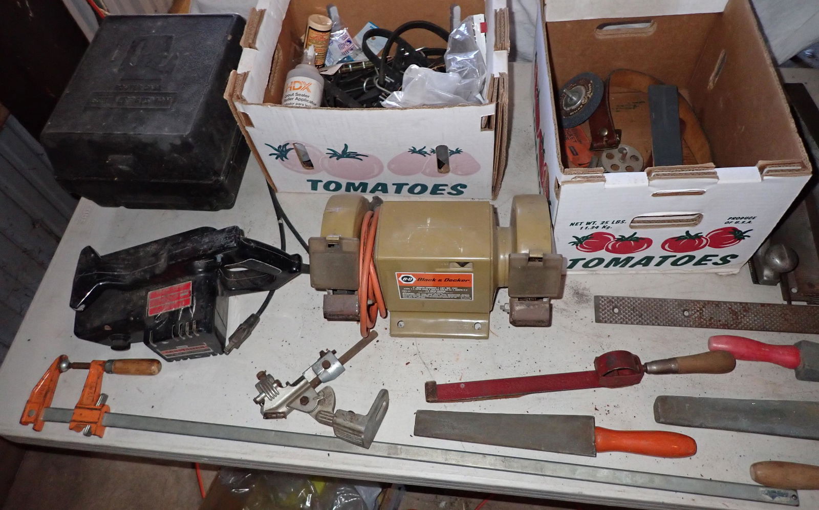 Grinder Drills Sander Tool Table Contents (1 of 6)