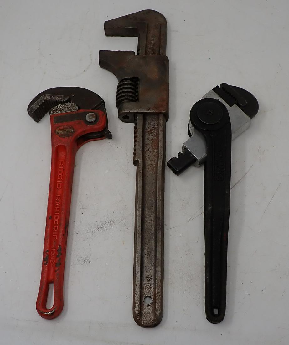 Rigid Pipe Wrench & Jaws Wrench (1 of 2)