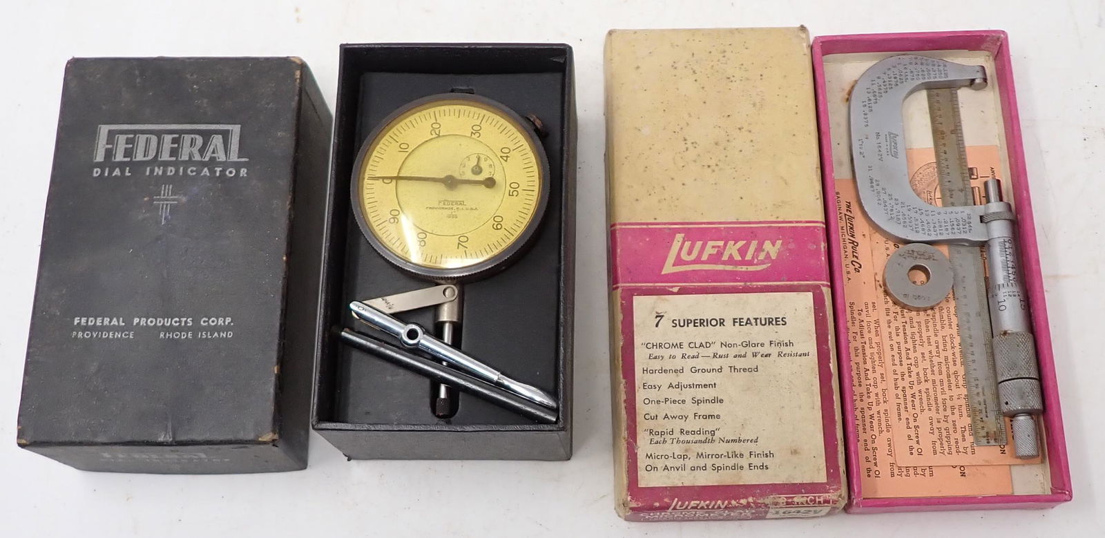 Lufkin Micrometer Federal Dial Indicator (1 of 4)