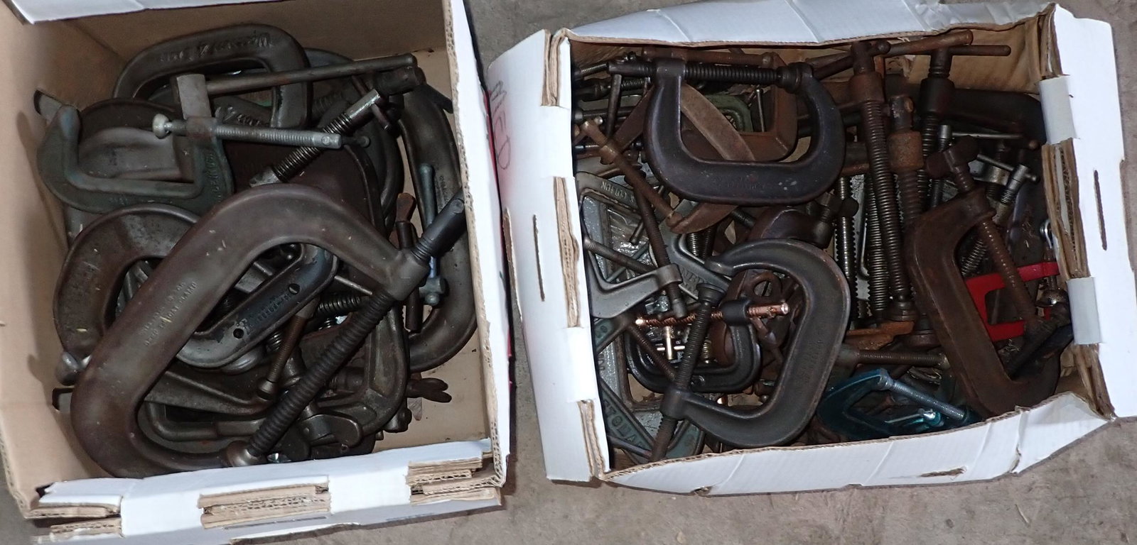 2 Boxes Full of Clamps (1 of 3)